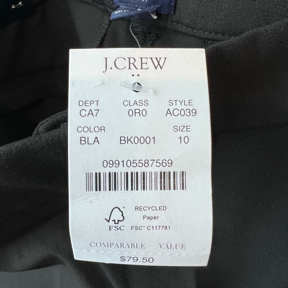 J.Crew Kristyn Wide-leg Cropped Pant NWT Size 10 and Size 8 - Picture 4 of 6